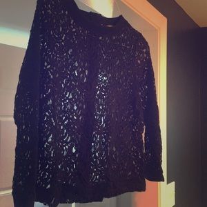 Sexy lace cardigan.